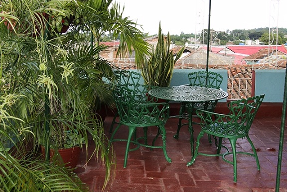 'Roof terrace' Casas particulares are an alternative to hotels in Cuba.